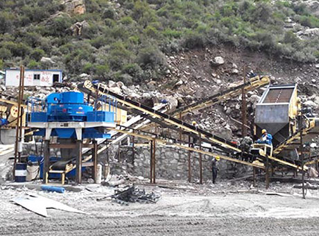 越南用戶河卵石制砂機生產線