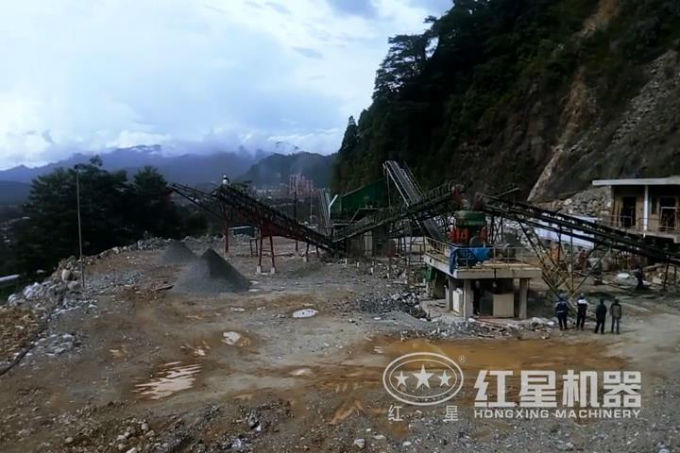 破碎生產(chǎn)線成品展示