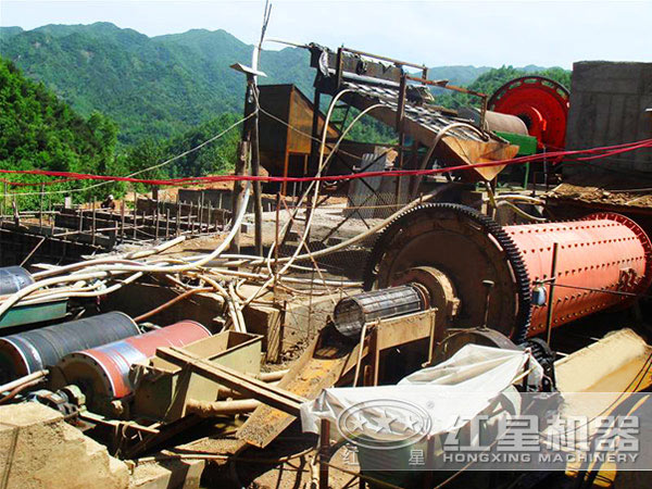 銅礦選礦生產現場