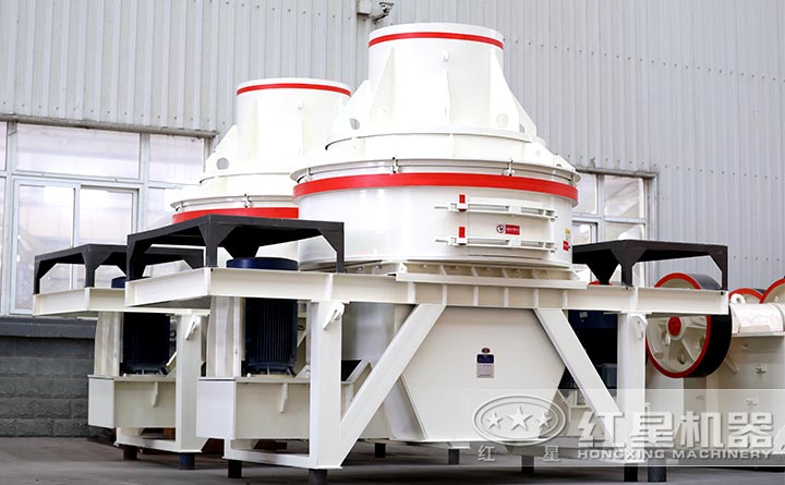 HX系列鵝卵石制砂機正面實拍