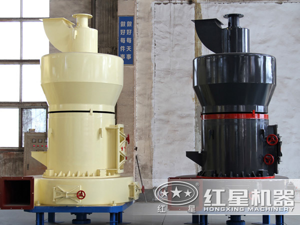 松脂巖磨粉機實拍