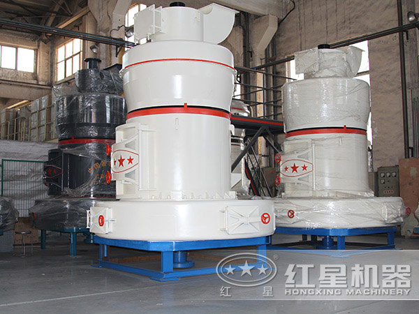 松脂巖磨粉機實拍