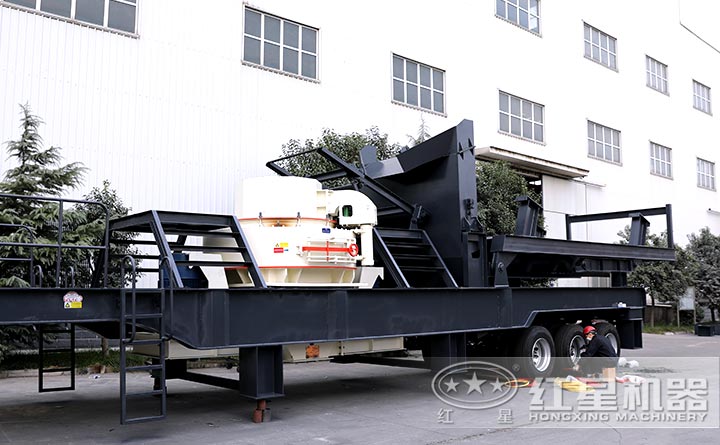 移動(dòng)式制砂機(jī)實(shí)拍