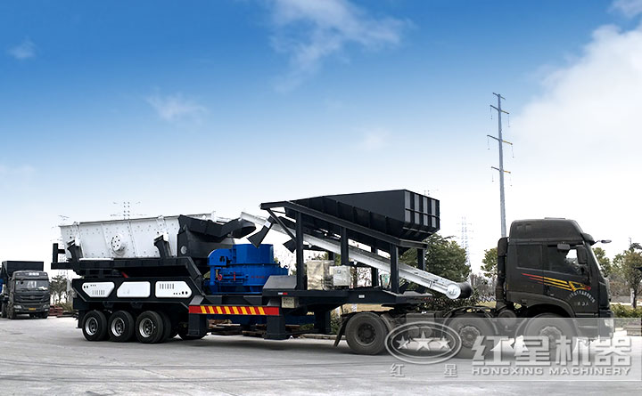 汽車式流動石子粉碎機發貨圖