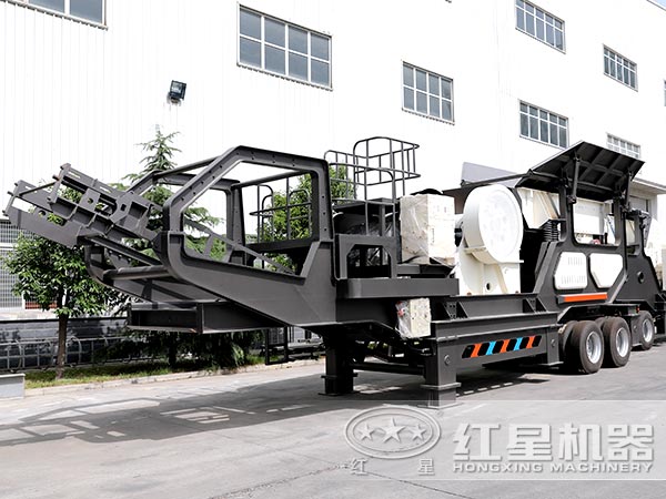 鄂破移動(dòng)破碎站設(shè)備實(shí)拍