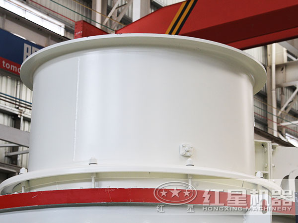 立式沖擊式破碎機設備進料口實拍