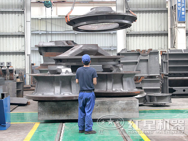 沖擊錘式破碎機生產車間圖