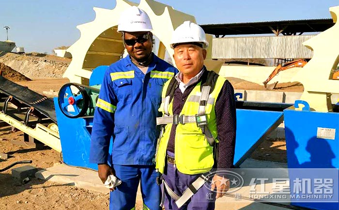 紅星洗石機(jī)生產(chǎn)現(xiàn)場