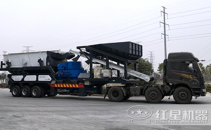移動式制砂機設備實拍