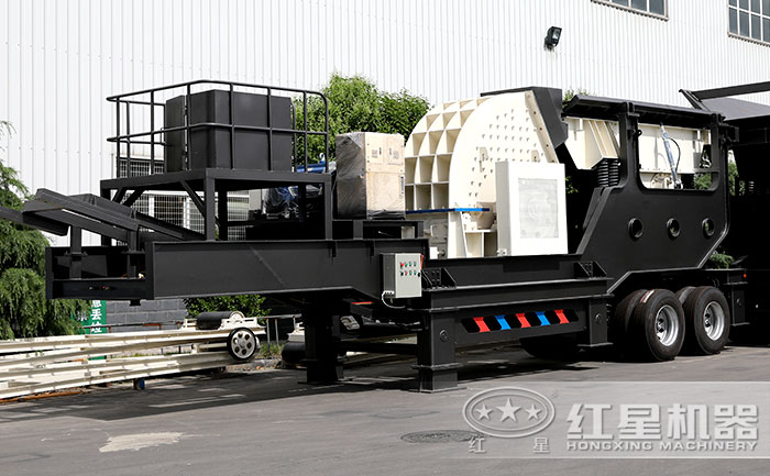 輪胎式移動重錘破碎機設備