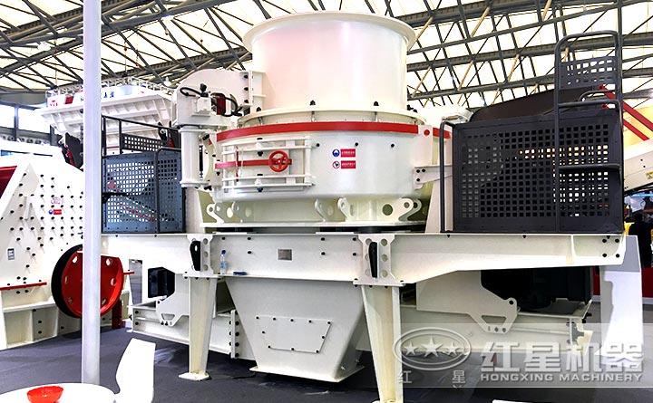 紅星花崗巖制砂機(jī)亮相上海寶馬展