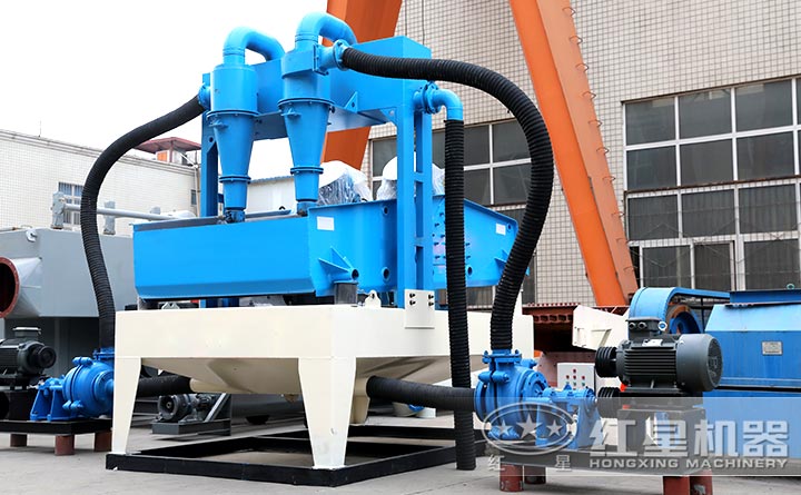 洗砂回收機側面實拍