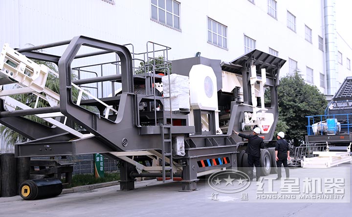 建筑垃圾處理生產(chǎn)線配置設(shè)備廠區(qū)