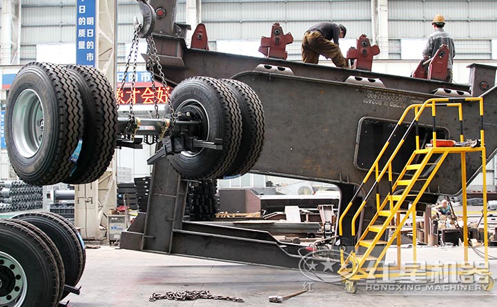 紅星移動制砂機定制車間