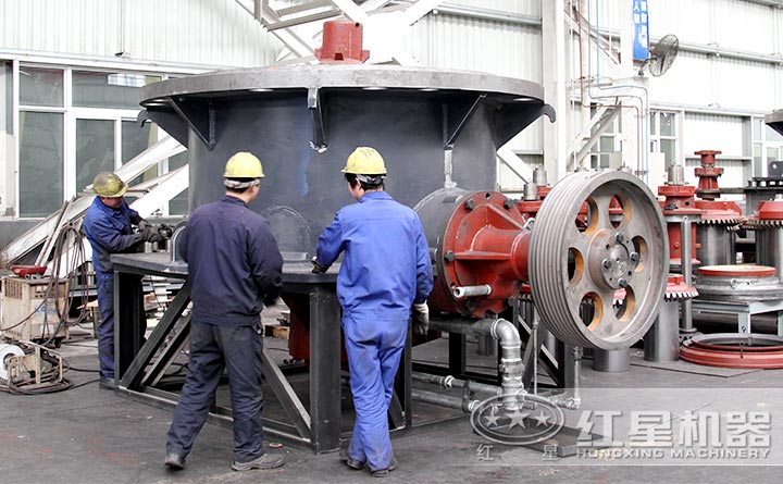 圓錐破碎機生產圖
