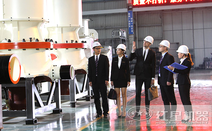 國外客戶到廠參觀設備