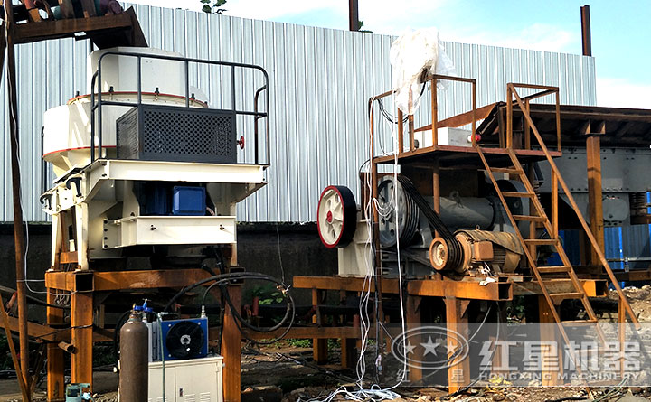 紅星制砂機(jī)現(xiàn)場(chǎng)圖展示