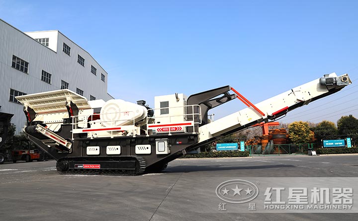 履帶式移動碎石機設備