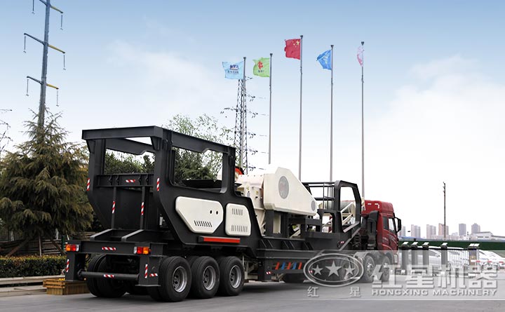 紅星移動磨砂機陸續發貨中