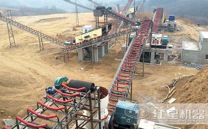 湖南常德山石制砂項目