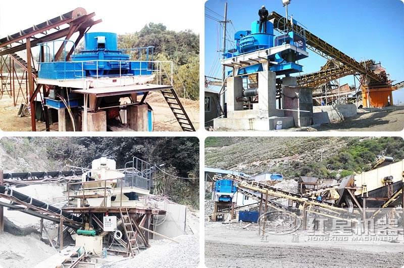 江蘇各地機(jī)制砂生產(chǎn)線現(xiàn)場(chǎng)