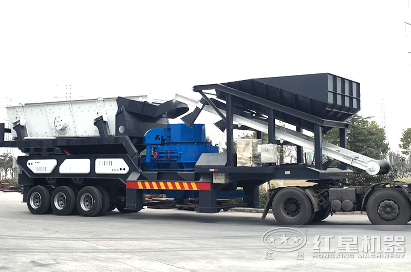 移動(dòng)式煤矸石制砂機(jī)